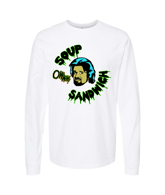 V-CCRTOP - Wolf Sandwich - White Long Sleeve T