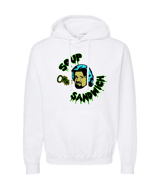V-CCRTOP - Wolf Sandwich - White Hoodie