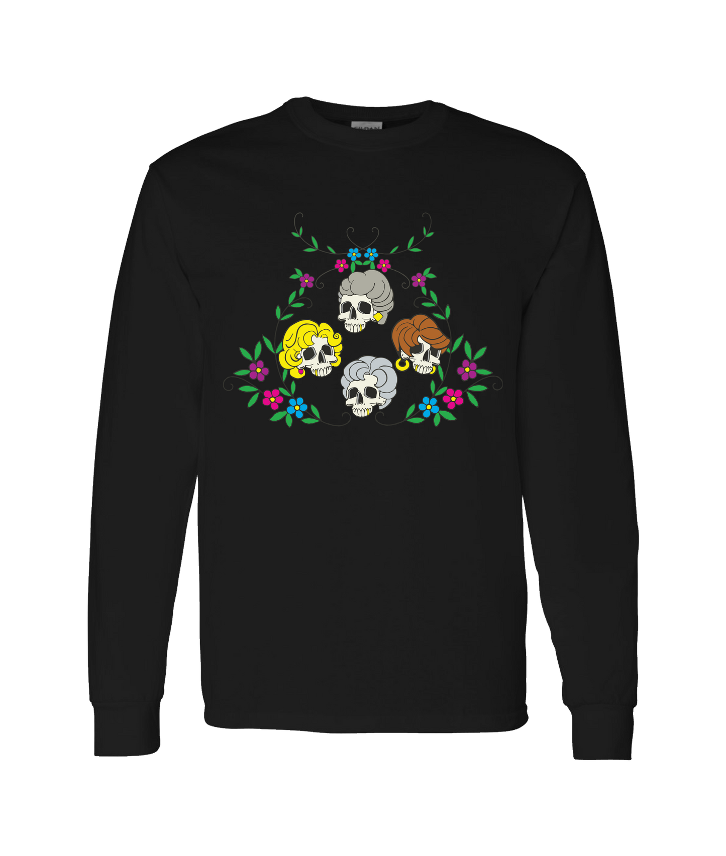 V-CCRTOP - Soup Girls - Black Long Sleeve T