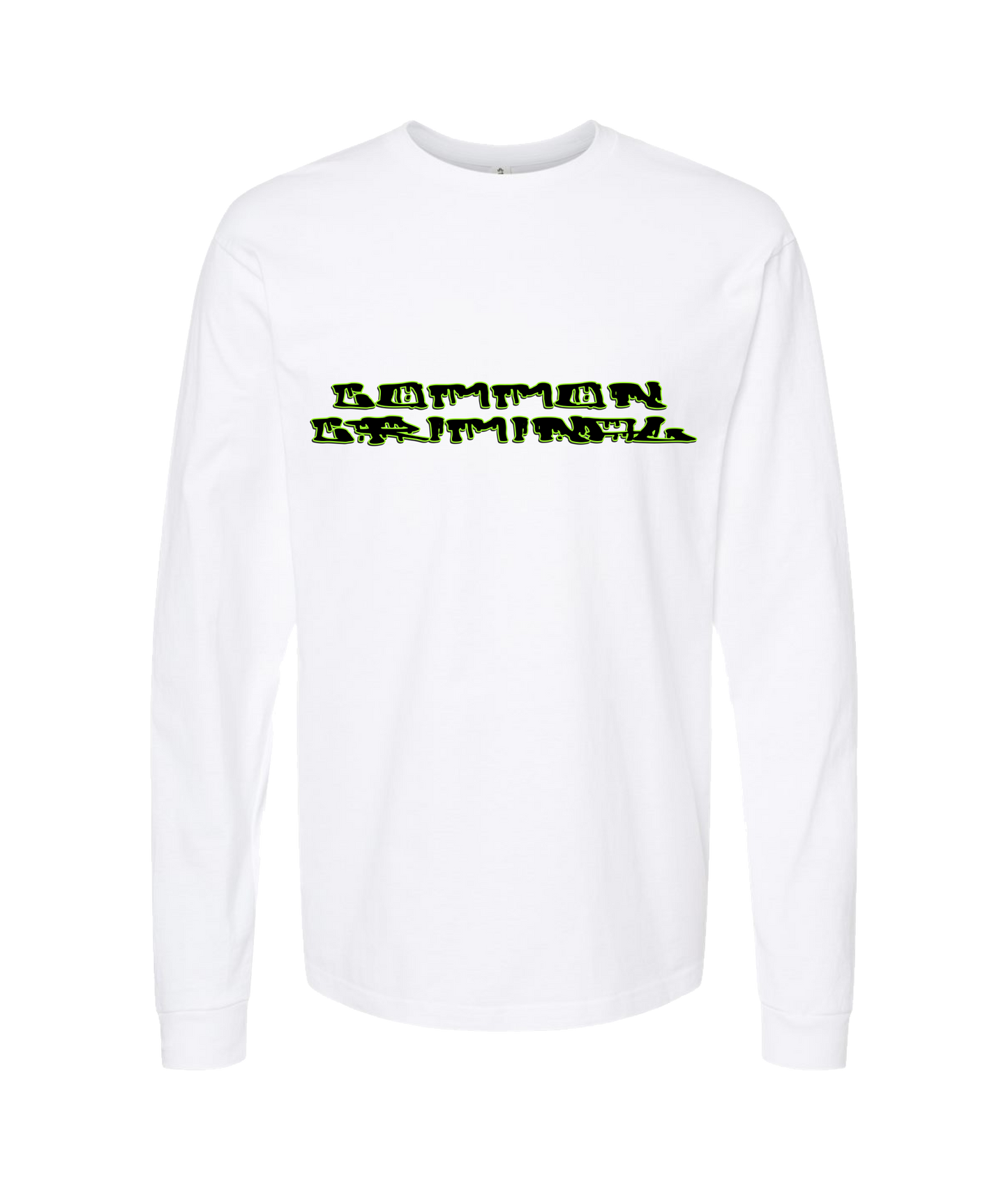 Common Criminal - LOGO 3 - White Long Sleeve T