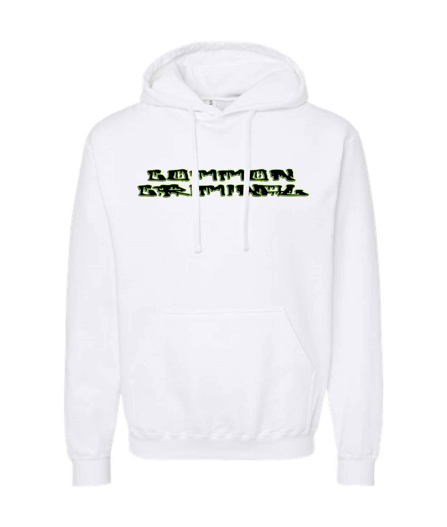 Common Criminal - LOGO 3 - White Hoodie