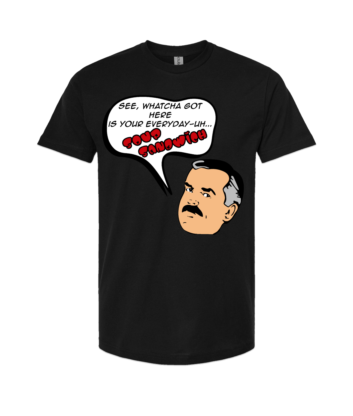 V-CCRTOP - Cliff Sandwich - Black T-Shirt