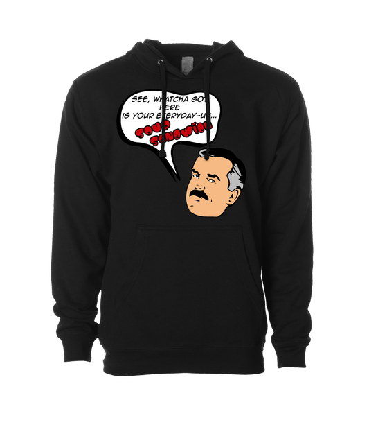 V-CCRTOP - Cliff Sandwich - Black Hoodie