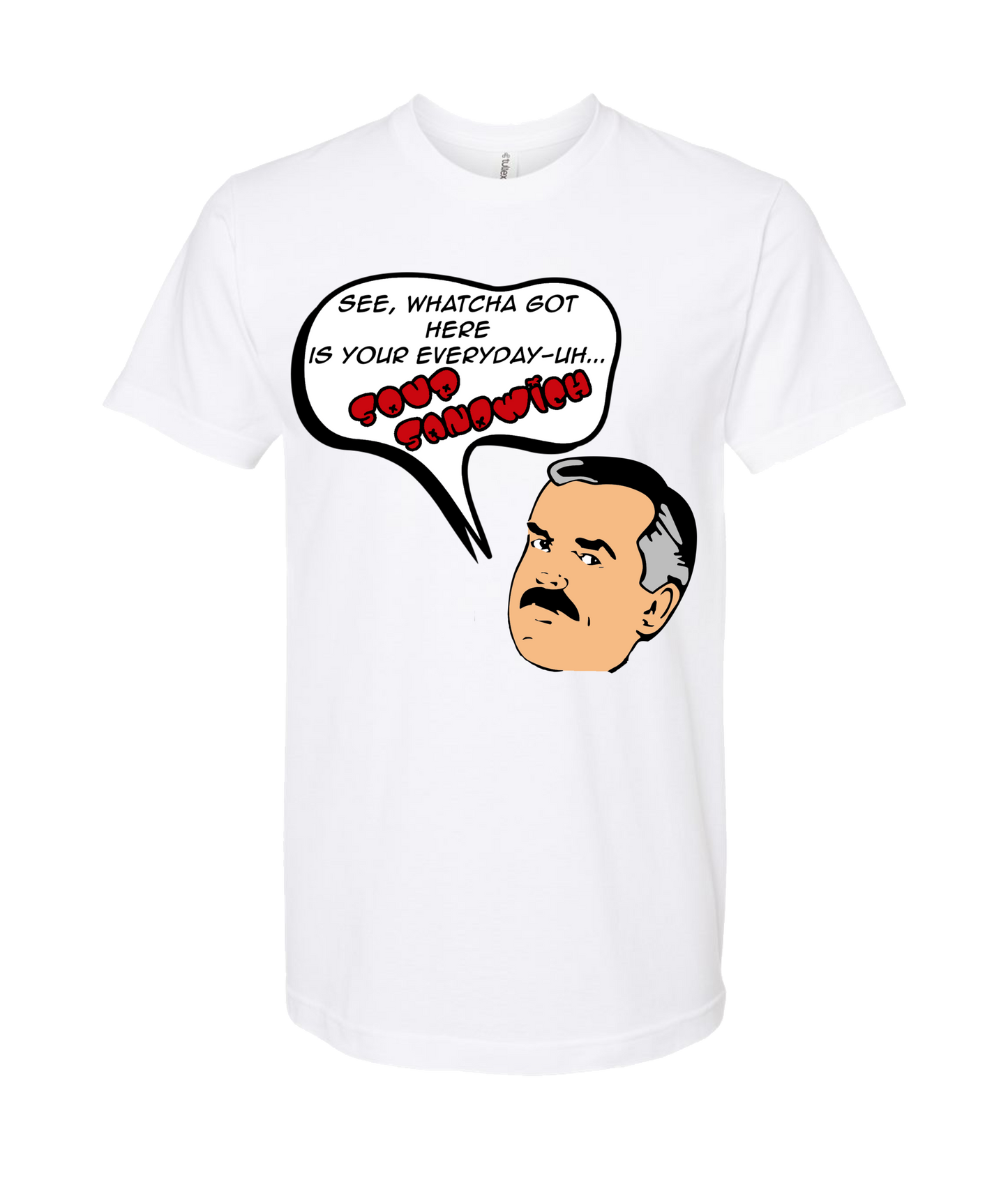 V-CCRTOP - Cliff Sandwich - White T-Shirt