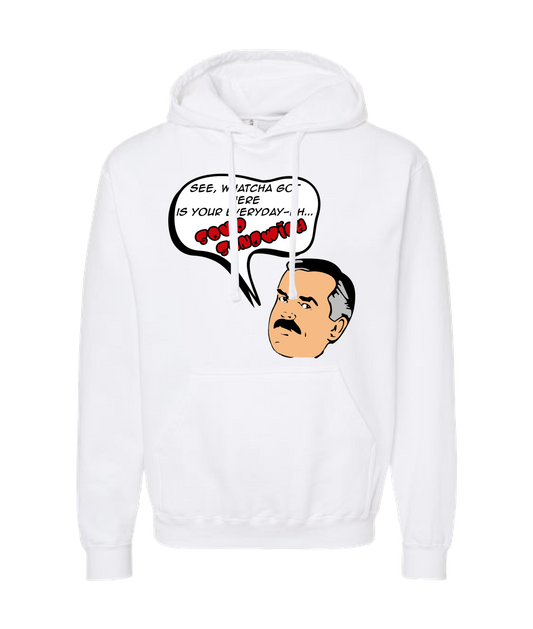 V-CCRTOP - Cliff Sandwich - White Hoodie