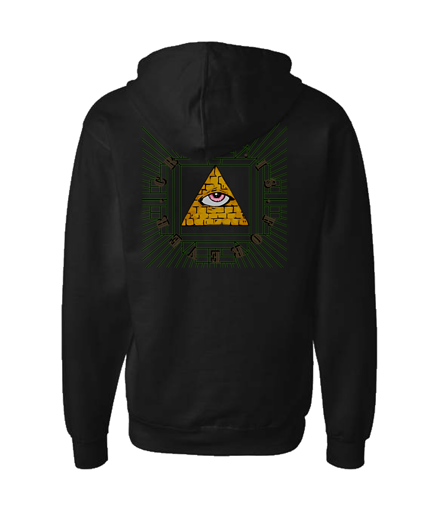 V-CCRTOP - Eternal Crime - Black Zip Up Hoodie
