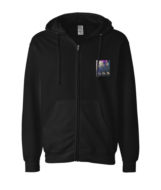 V-CDS - DESIGN 1 - Black Zip Up Hoodie