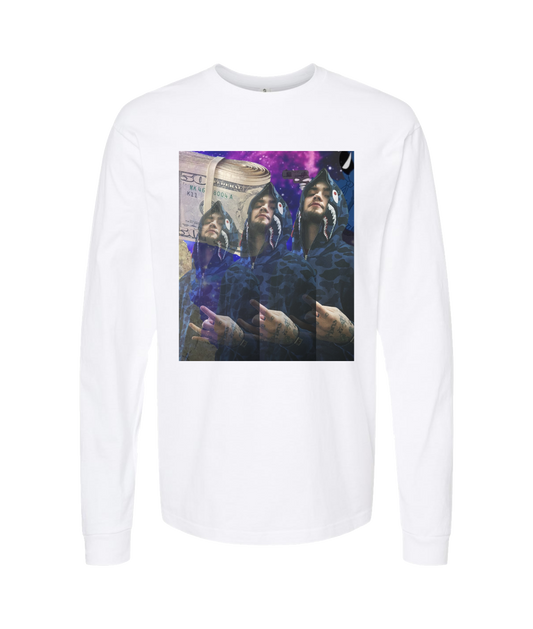 V-CDS - DESIGN 1 - White Long Sleeve T