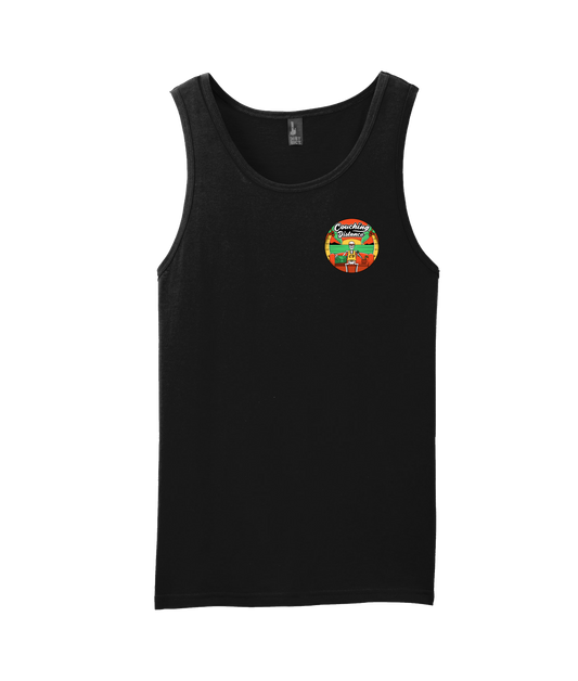 Couching Distance - Chillin - Black Tank Top