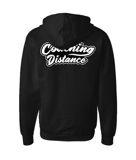 Couching Distance - Logo - Black Zip Up Hoodie