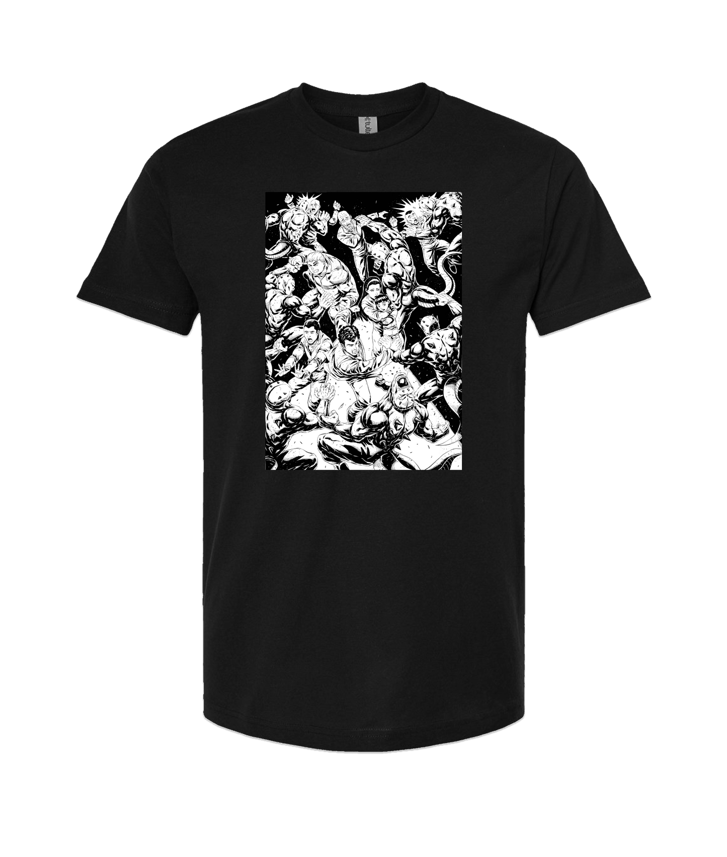 V-CHETOP - THE BIG FIGHT - Black T Shirt