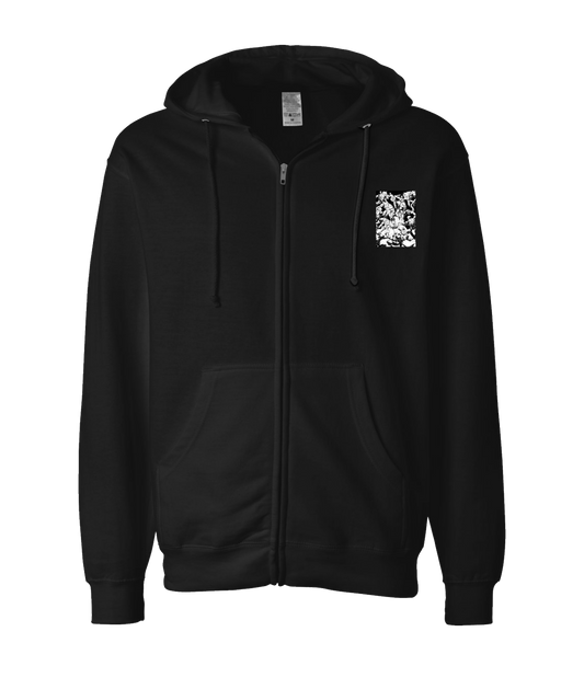 V-CHETOP - THE BIG FIGHT - Black Zip Up Hoodie