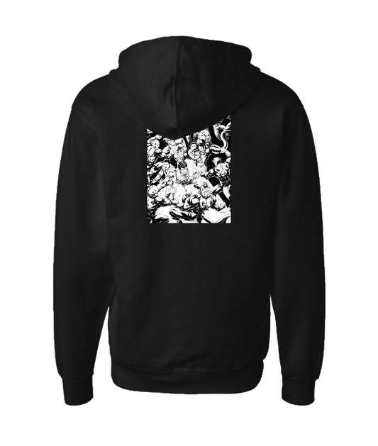 V-CHETOP - THE BIG FIGHT - Black Zip Up Hoodie