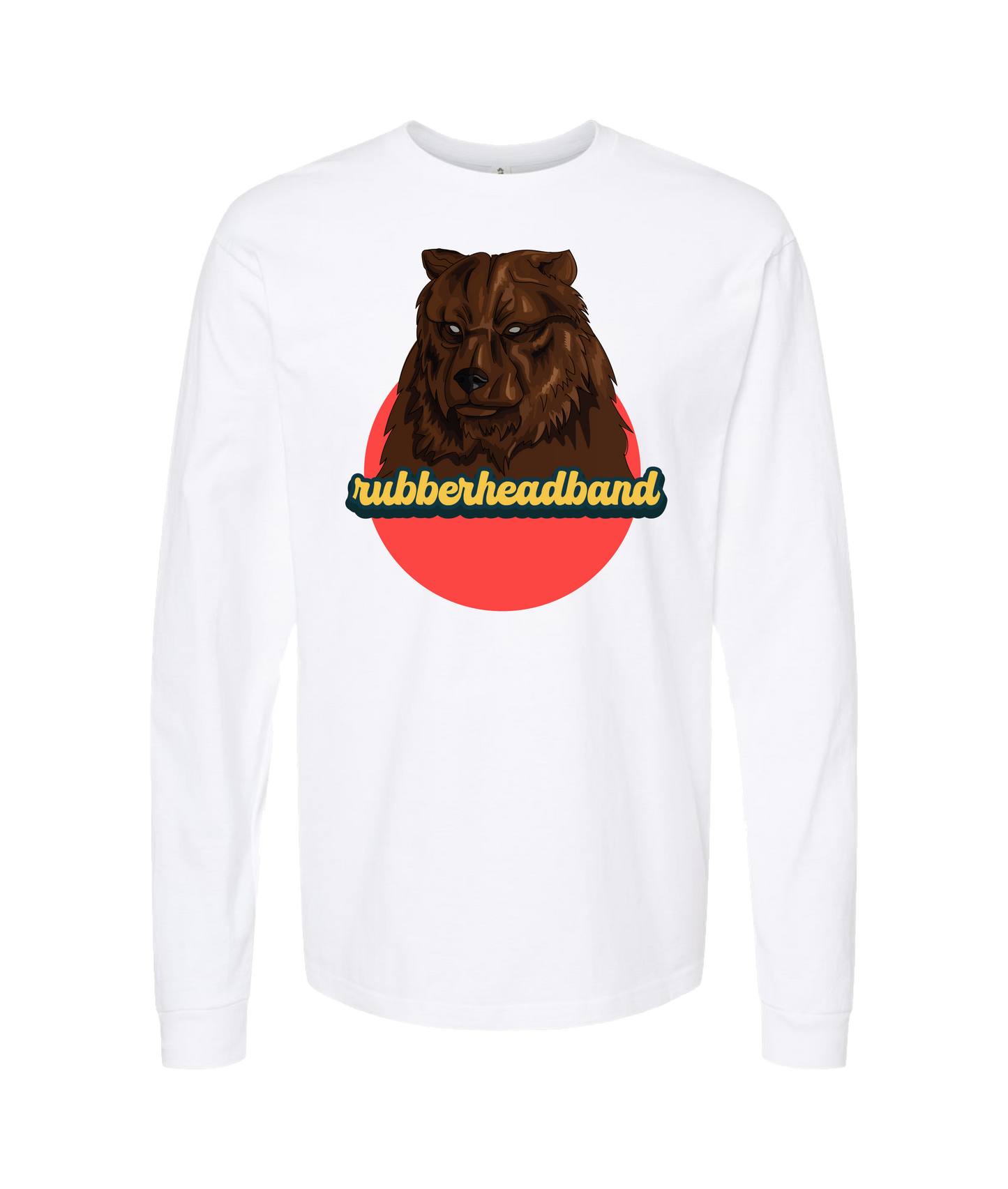 V-CHTOP - Bear - White Long Sleeve T