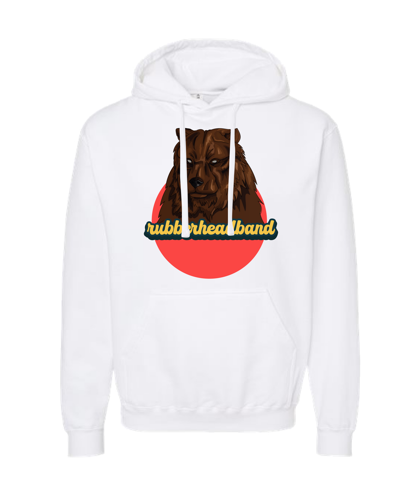 V-CHTOP - Bear - White Hoodie