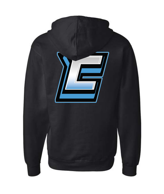 V-CKCTOP - The Light Collection - Black Zip Up Hoodie