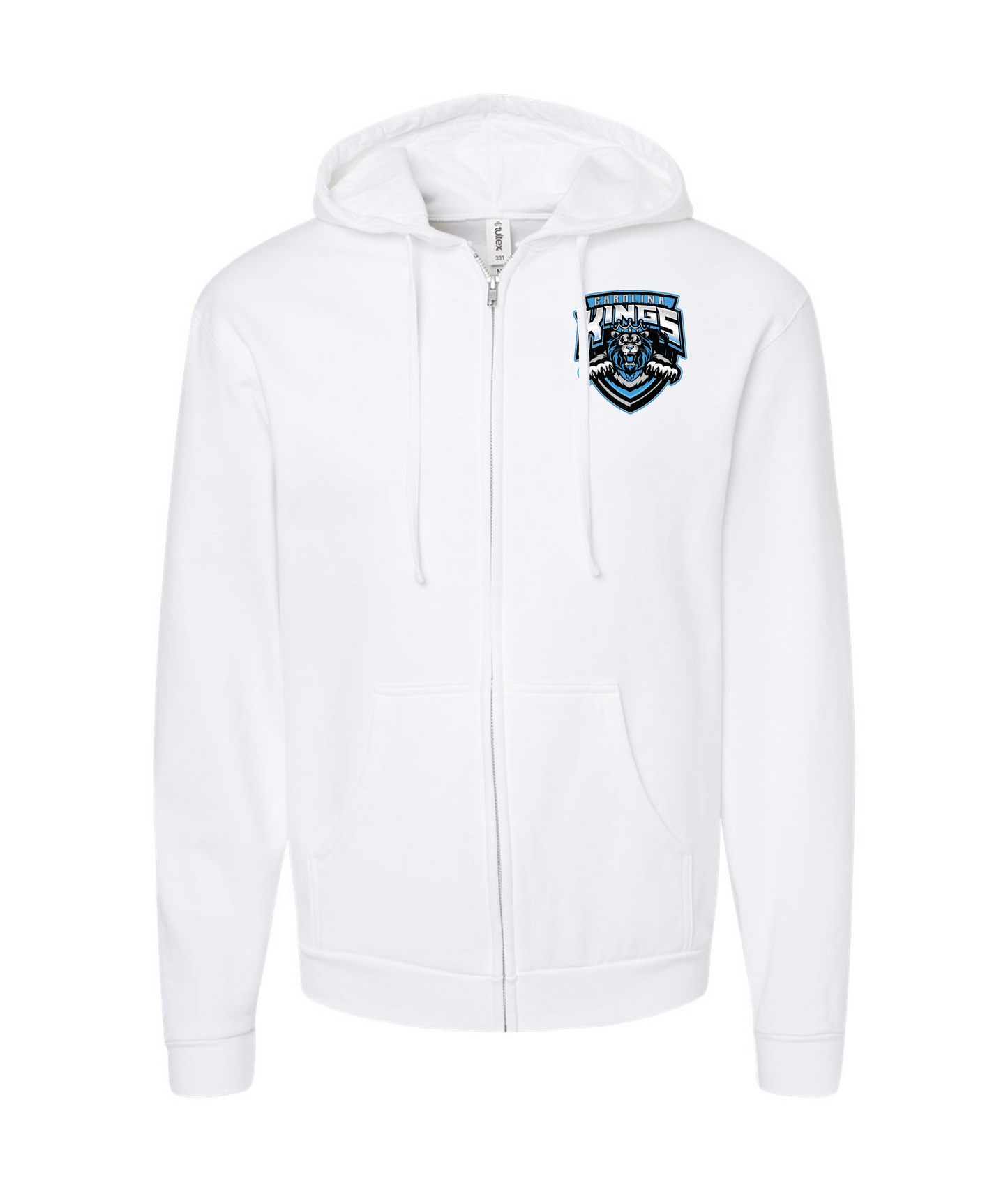 Carolina Kings Closet - The Light Collection - White Zip Up Hoodie