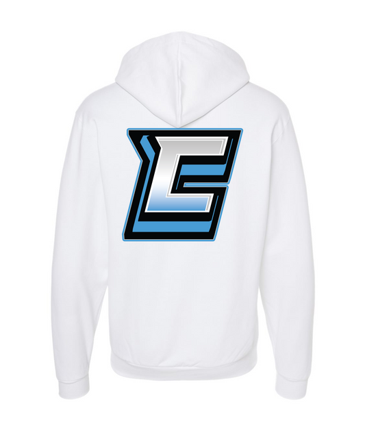 V-CKCTOP - The Dark Collection - White Zip Up Hoodie