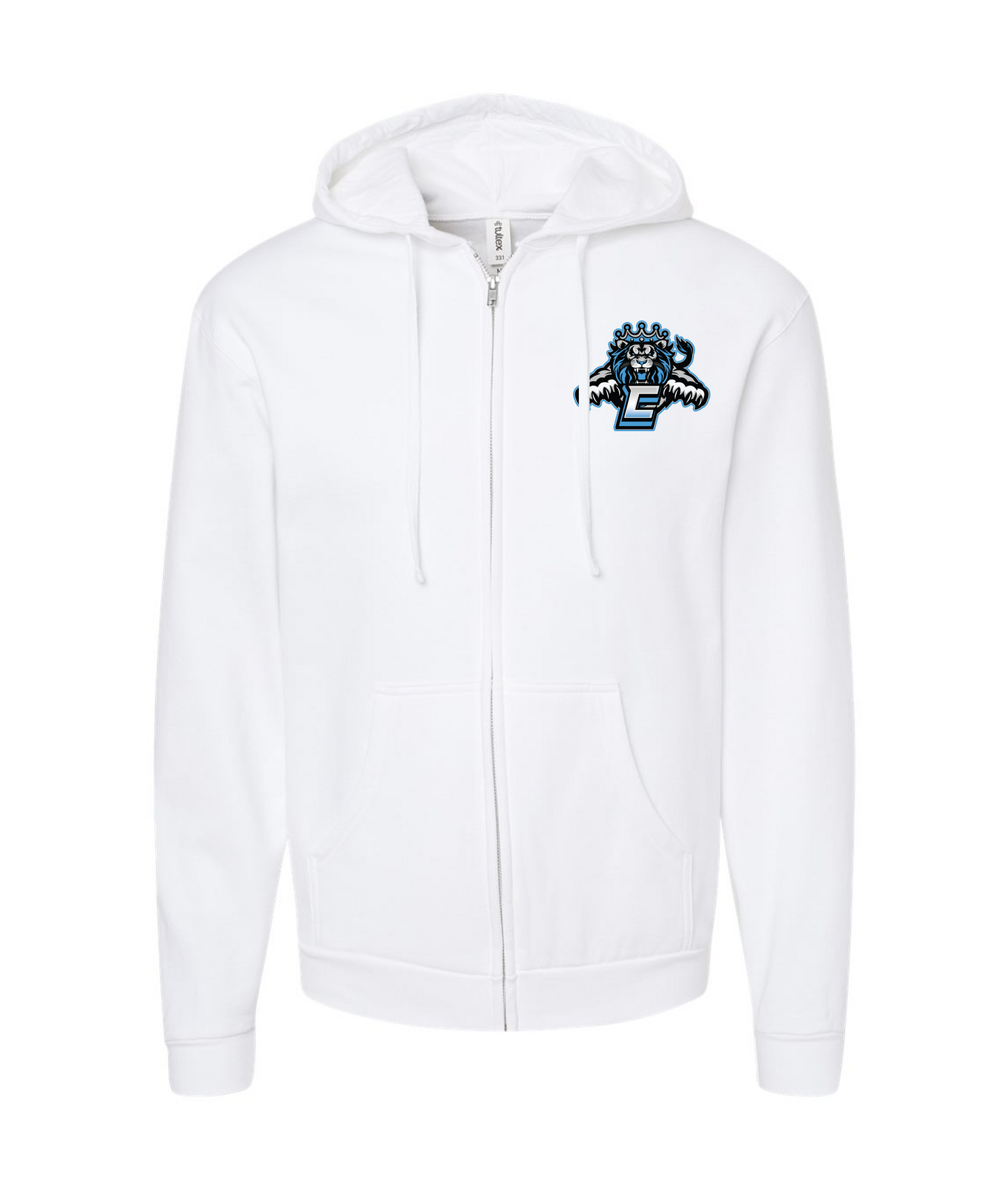 Carolina Kings Closet - The Dark Collection - White Zip Up Hoodie