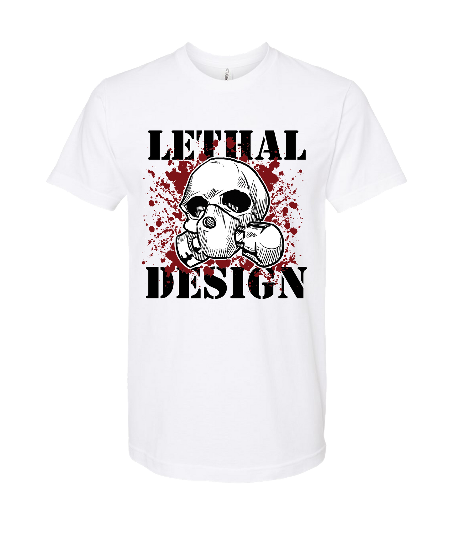 V-CMSTOP - LETHAL DESIGN - White T-Shirt
