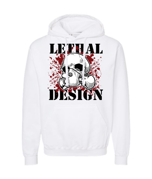 V-CMSTOP - LETHAL DESIGN - White Hoodie
