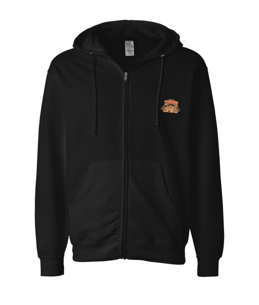 V-CMSTOP - TRAVELING WHEELBARROWS - Black Zip Up Hoodie