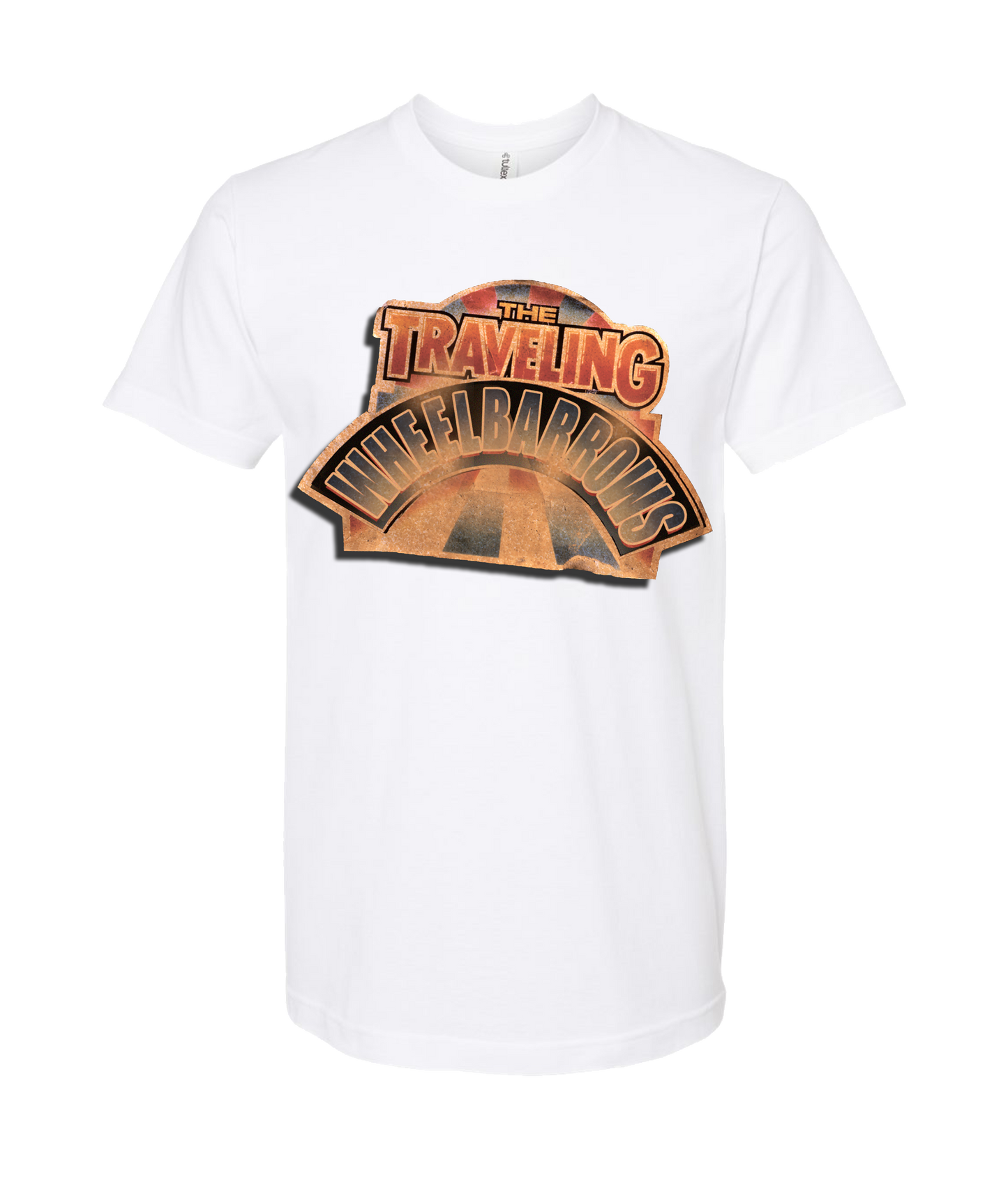 V-CMSTOP - TRAVELING WHEELBARROWS - White T Shirt