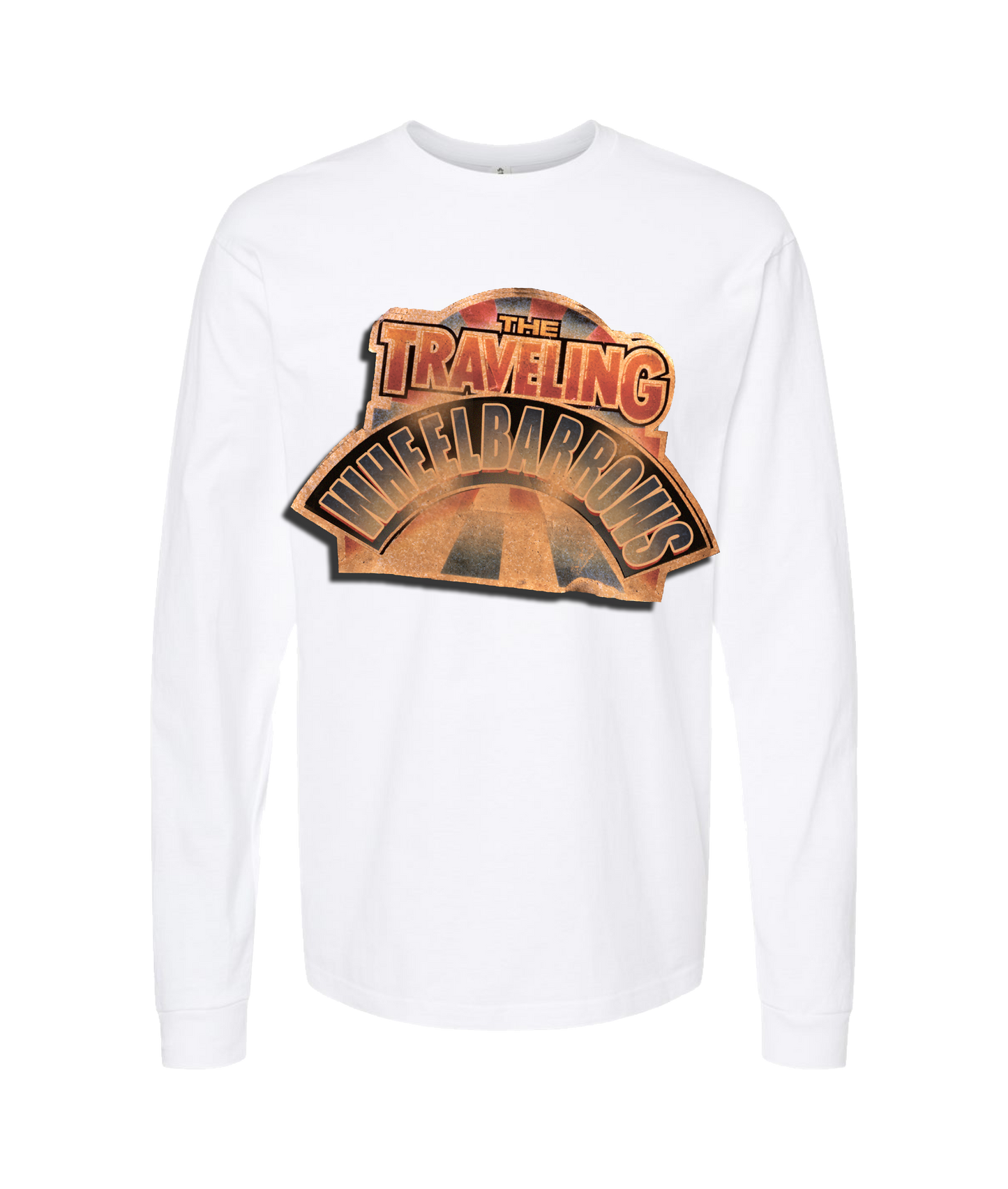 V-CMSTOP - TRAVELING WHEELBARROWS - White Long Sleeve T