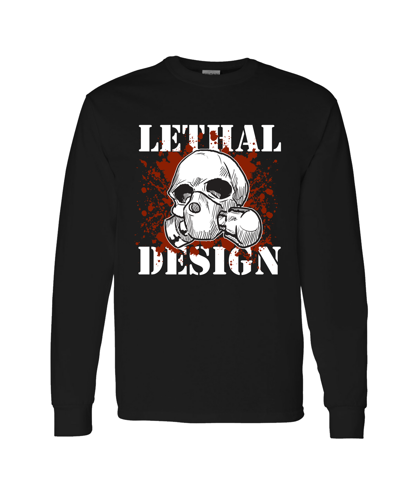 Creative Matters Studio - LETHAL DESIGN - Black Long Sleeve T