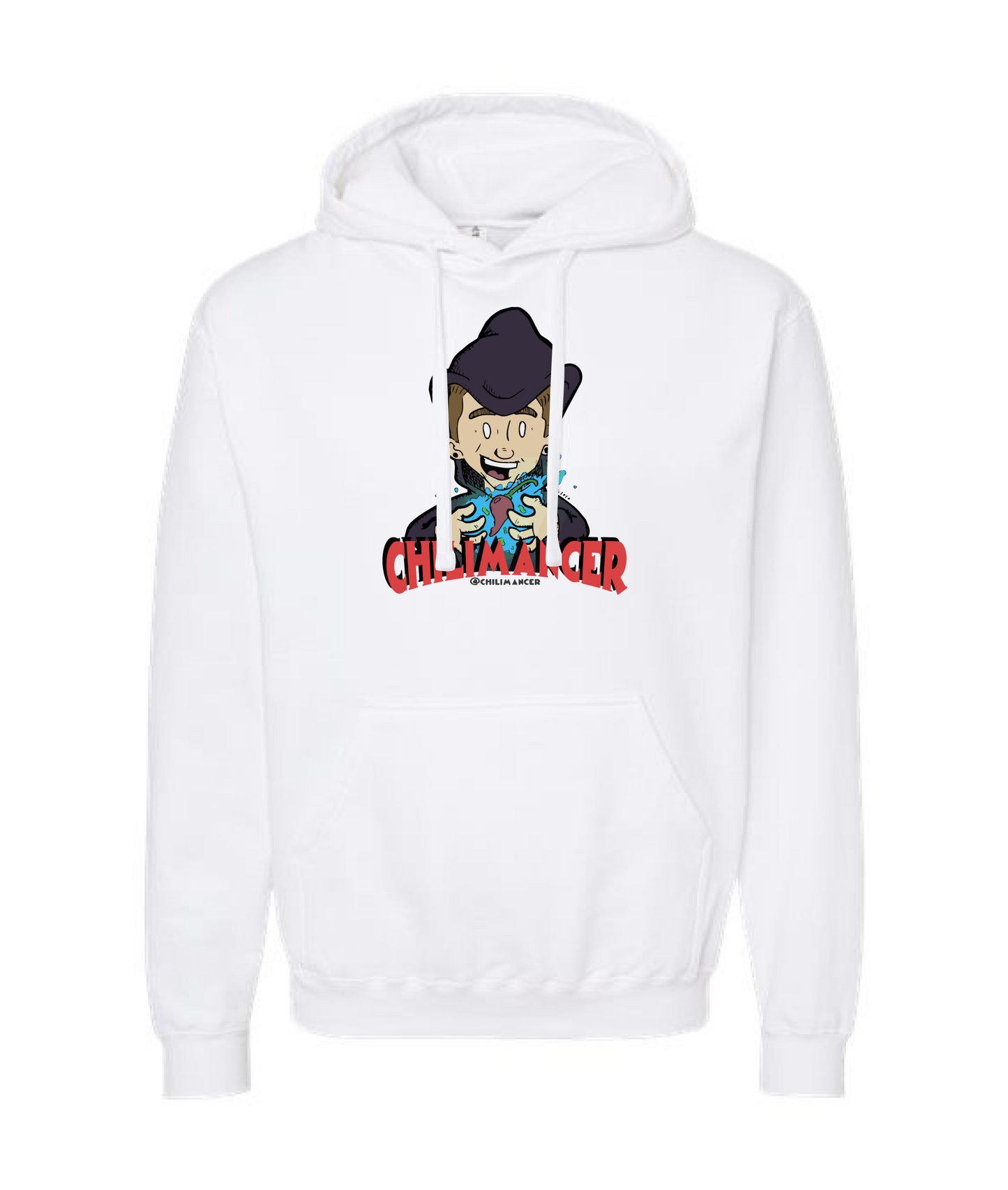 Chilimancer - Chili Eater - White Hoodie