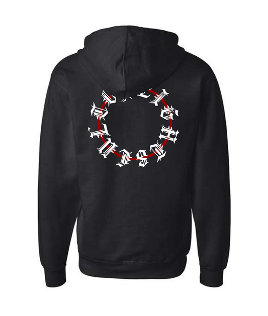 V-COETOP - CULT 01 - Black Zip Up Hoodie