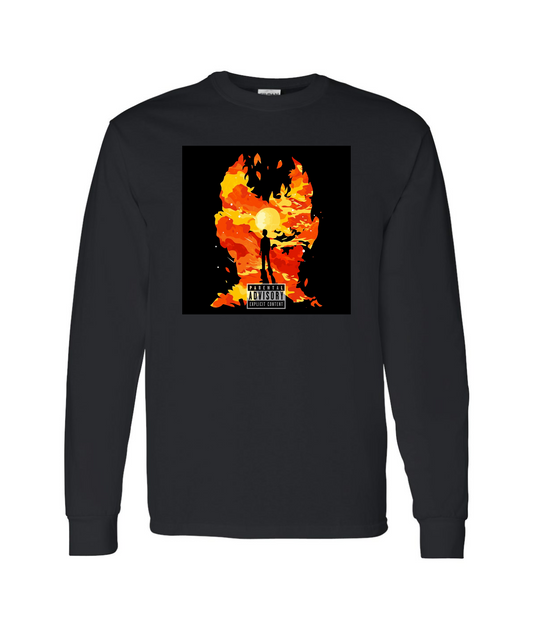 V-CON3TOP - Ghostland - Black Long Sleeve T