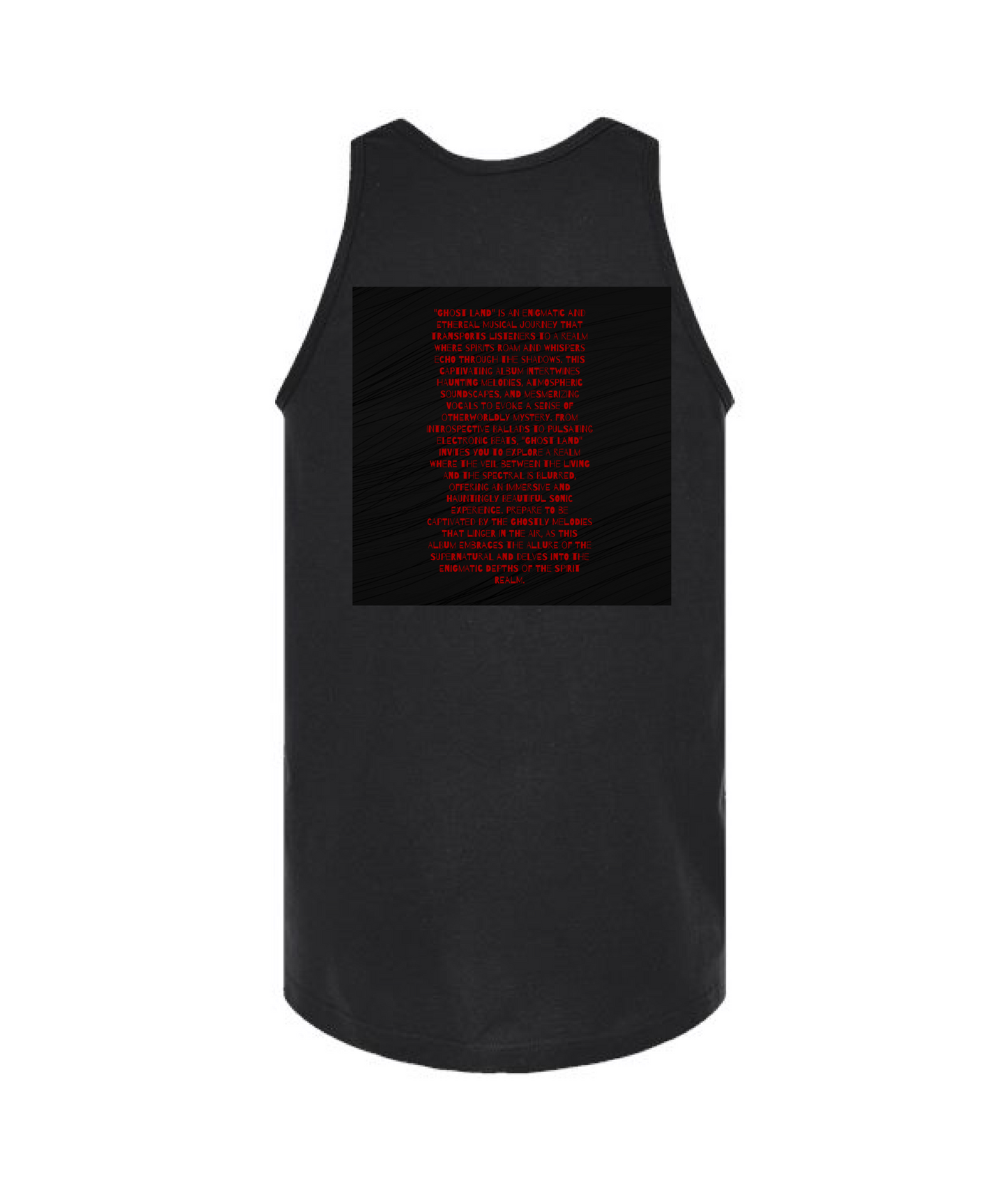 V-CON3TOP - Ghostland - Black Tank Top