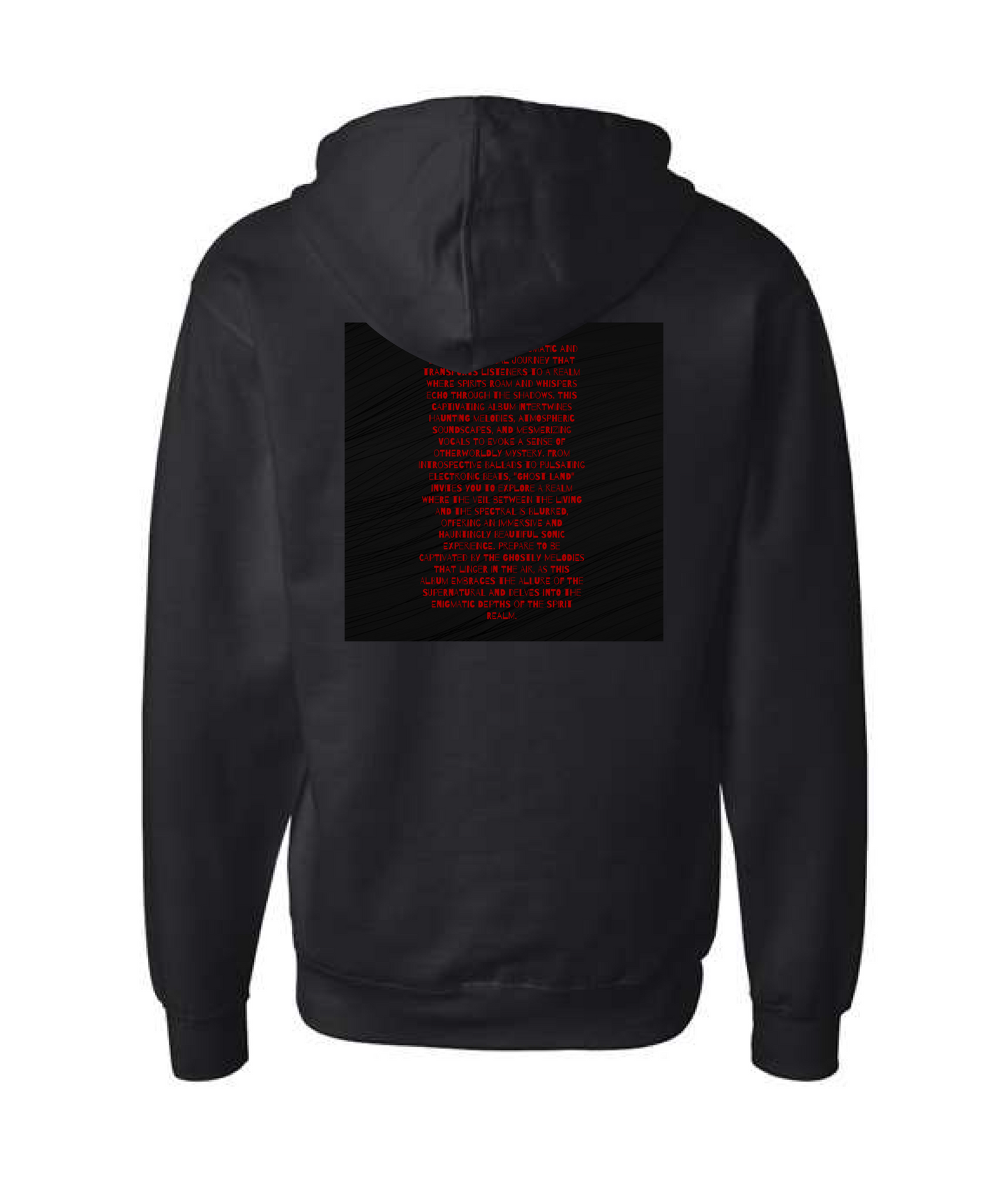V-CON3TOP - Ghostland - Black Zip Up Hoodie