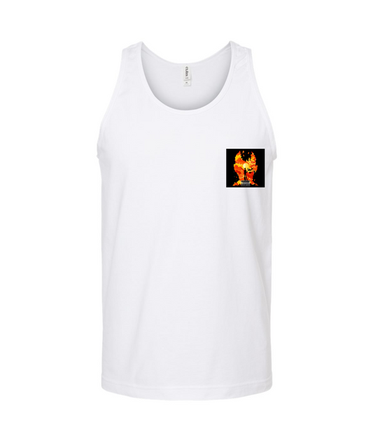 V-CON3TOP - Ghostland - White Tank Top