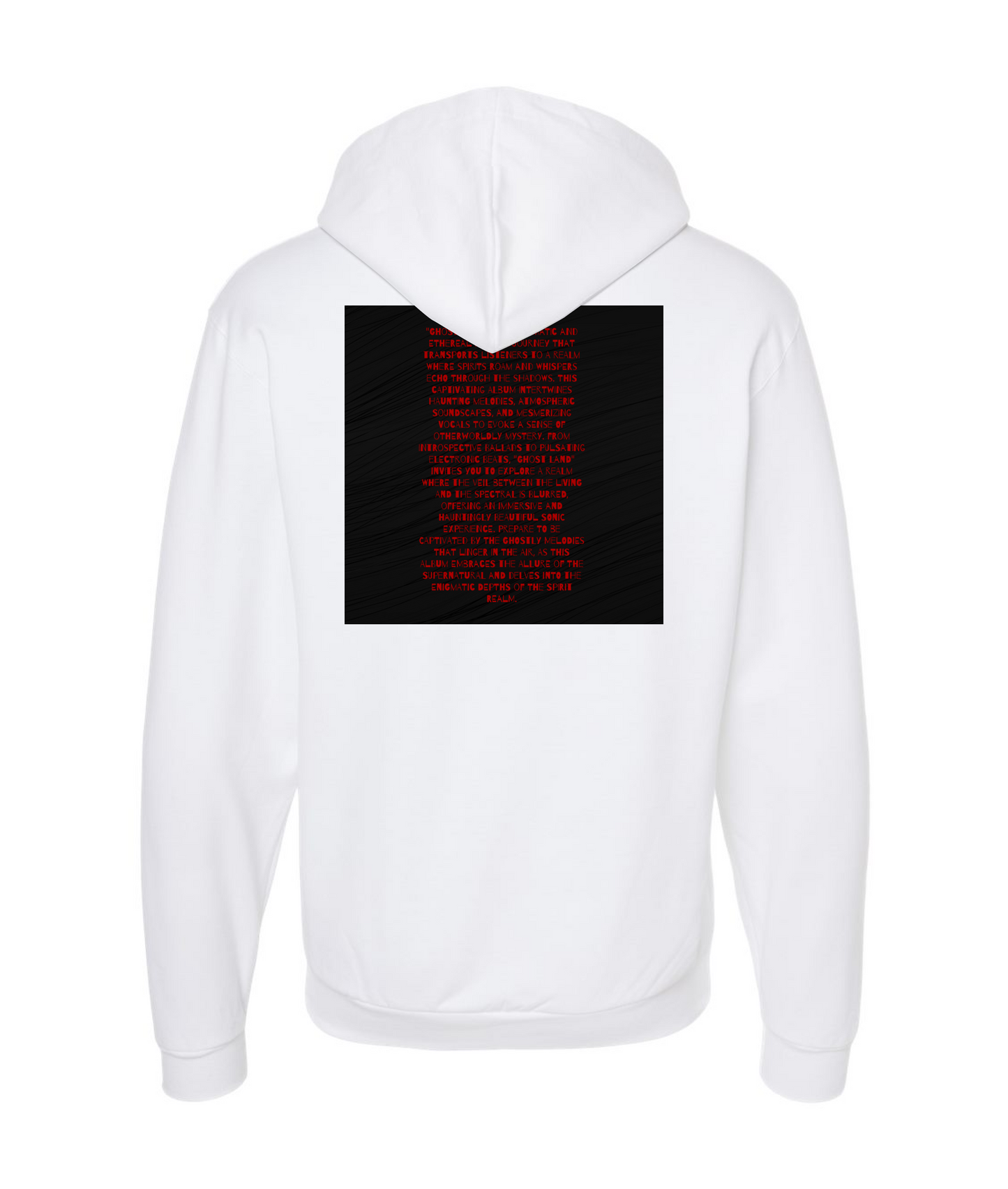 V-CON3TOP - Ghostland - White Zip Up Hoodie
