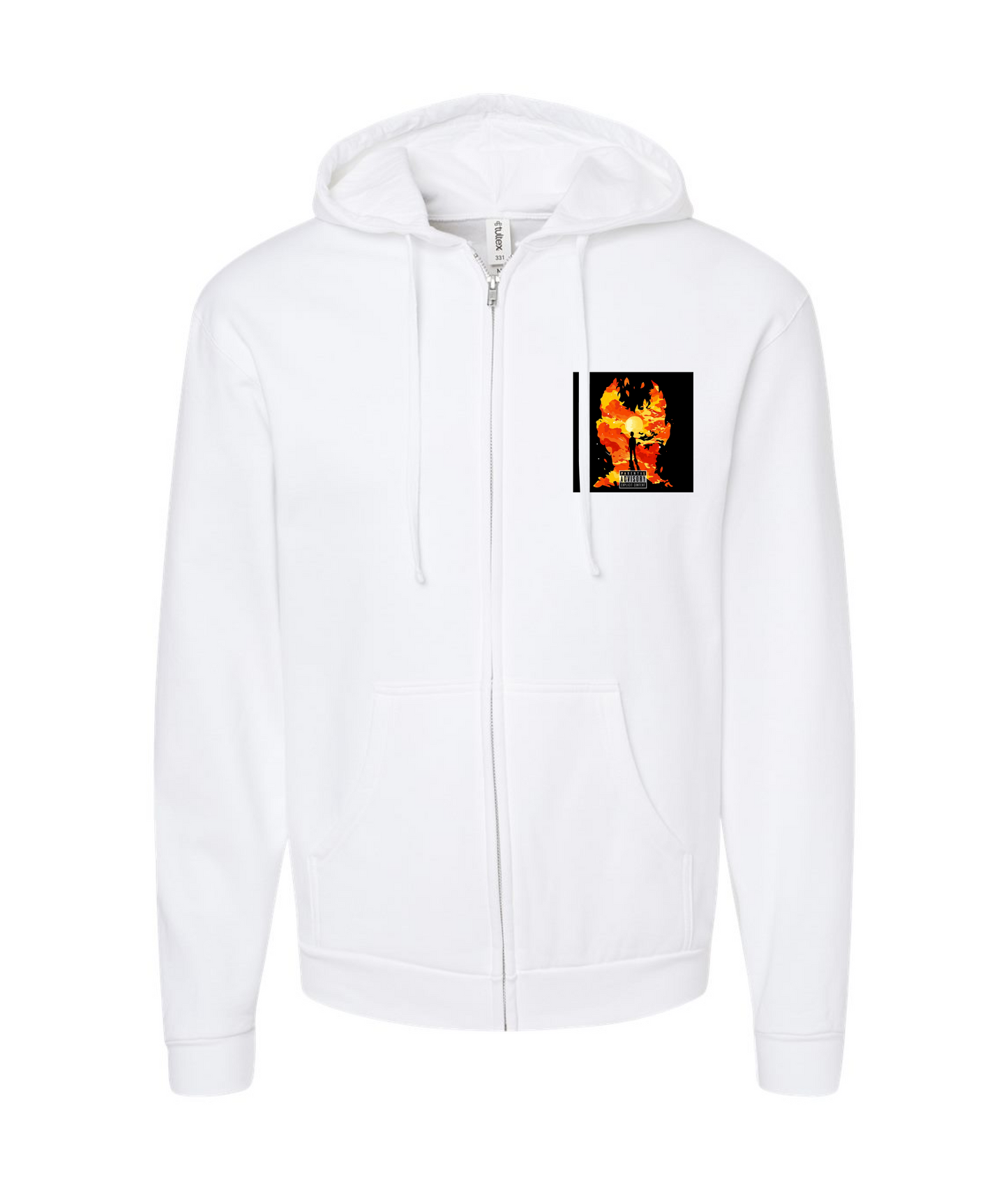 Conc3ept - Ghostland - White Zip Up Hoodie