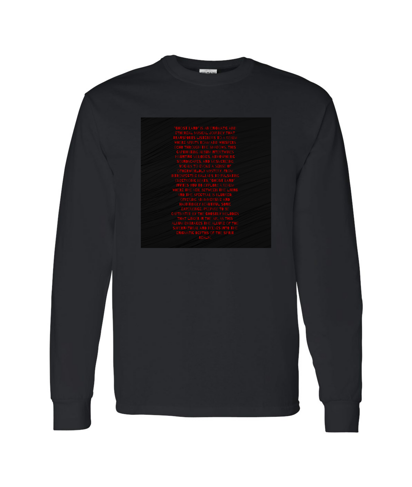 V-CON3TOP - Quote - Black Long Sleeve T