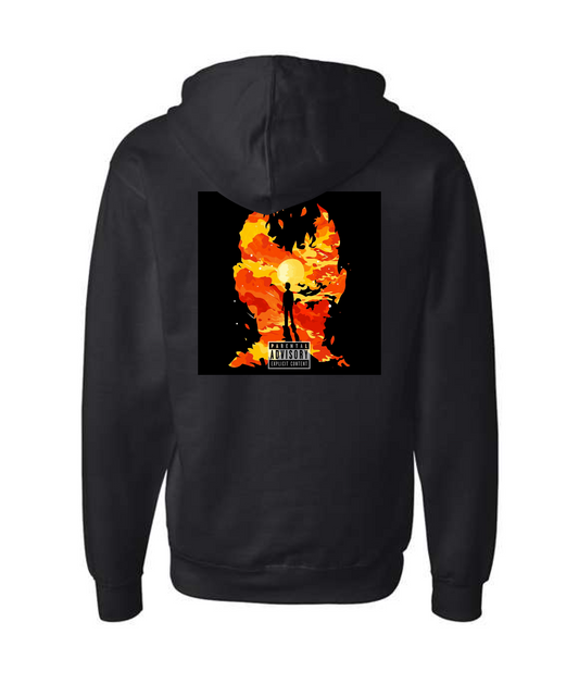 V-CON3TOP - Quote - Black Zip Up Hoodie
