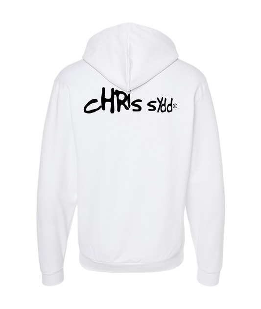 CHRIS SYDD - It Looks Just As Stupid When You Do It. - White Zip Up Hoodie