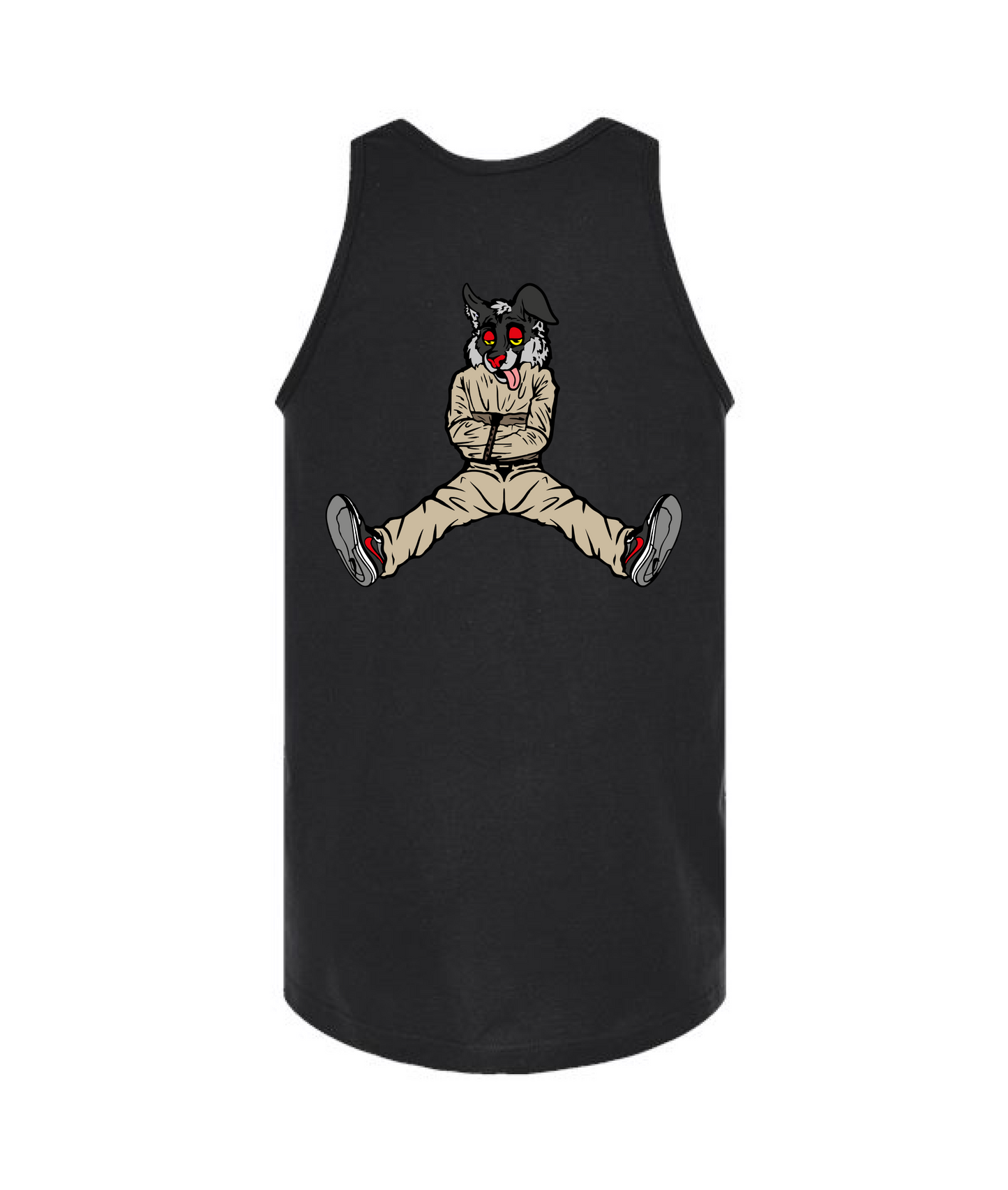 V-CTATOP - STRAITJACKET - Black Tank Top
