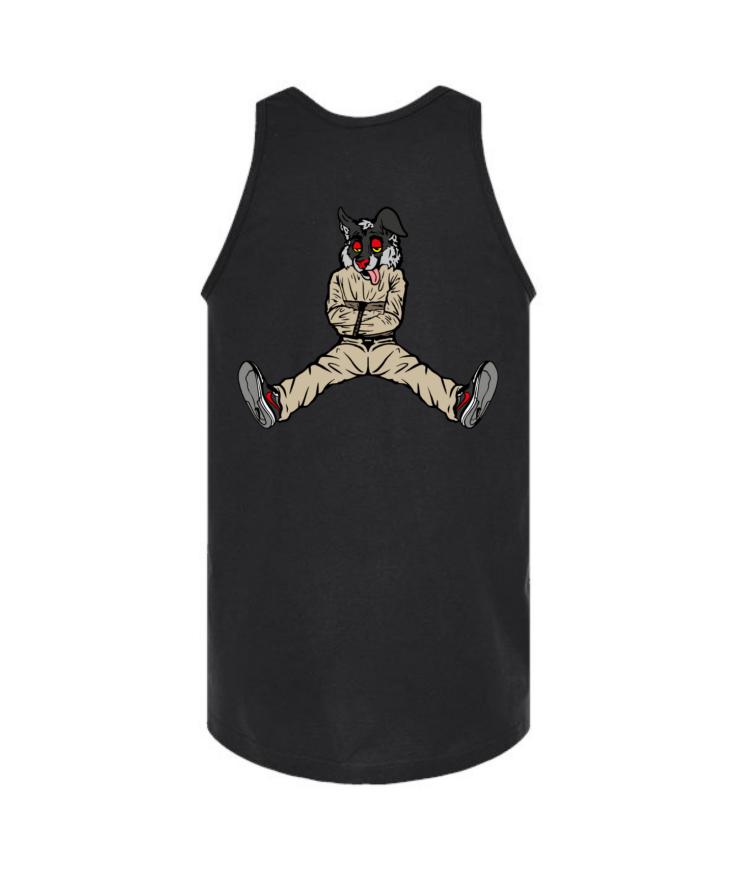 CrazyTrainApparel - STRAITJACKET - Black Tank Top