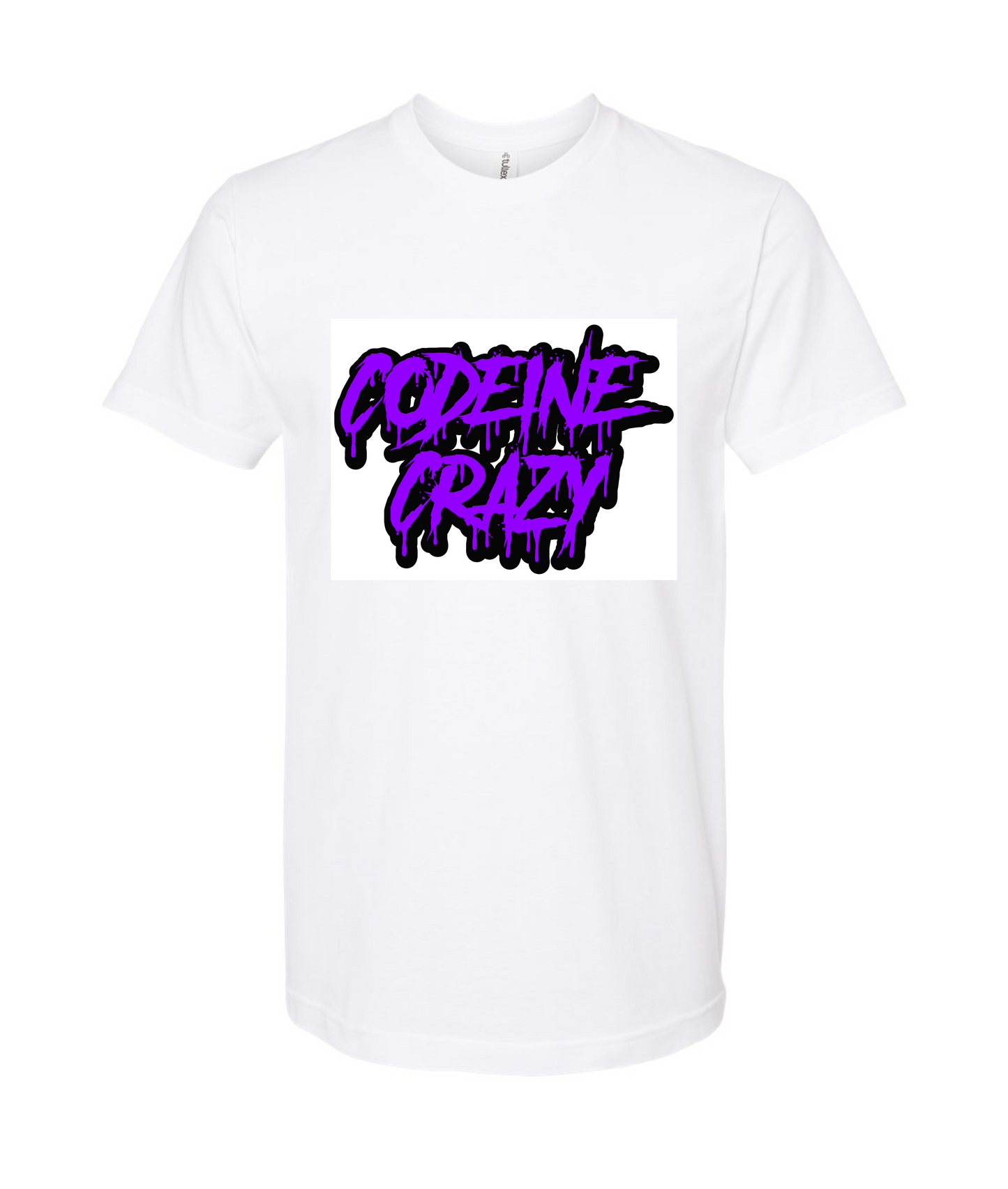 CrazyTrainApparel - CODEINE CRAZY - White T-Shirt