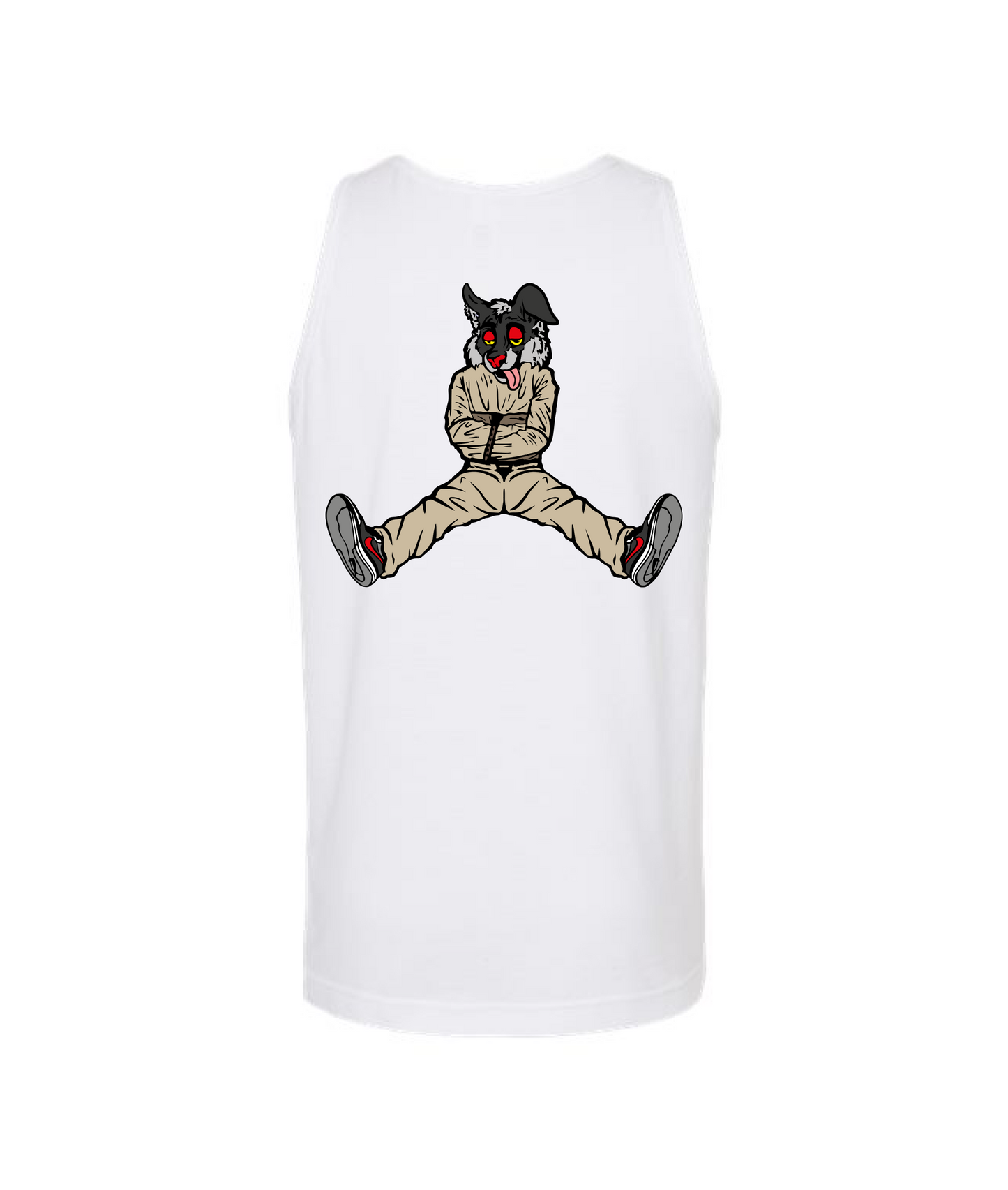 V-CTATOP - STRAITJACKET - White Tank Top
