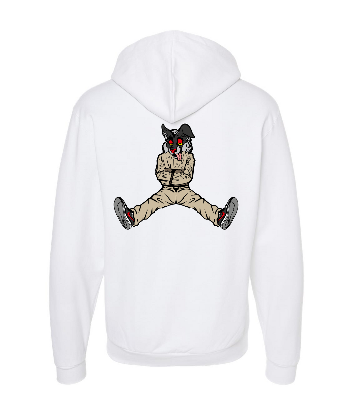 CrazyTrainApparel - STRAITJACKET - White Hoodie