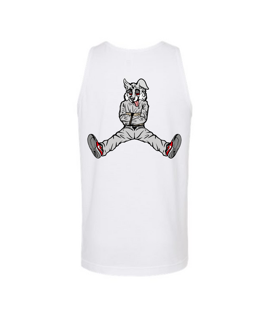 V-CTATOP - STRAITJACKET - WHITE WOLF - White Tank Top