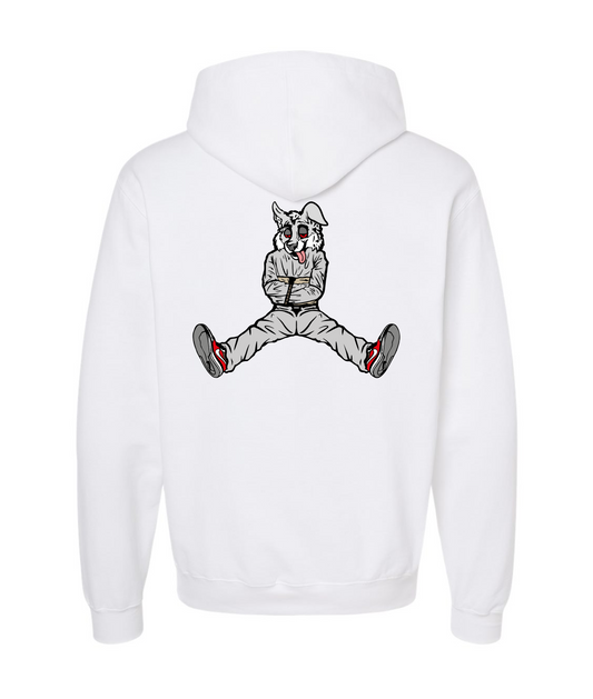 V-CTATOP - STRAITJACKET - WHITE WOLF - White Hoodie