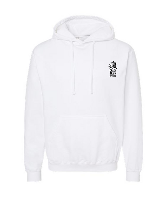 V-CTATOP - STRAITJACKET --PURPLE WOLF - White Hoodie