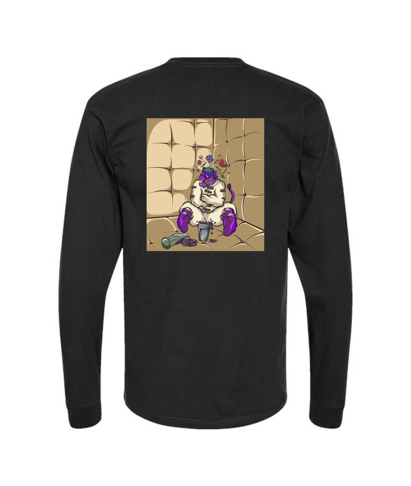 CrazyTrainApparel - CODEINE CRAZY - Black Long Sleeve T