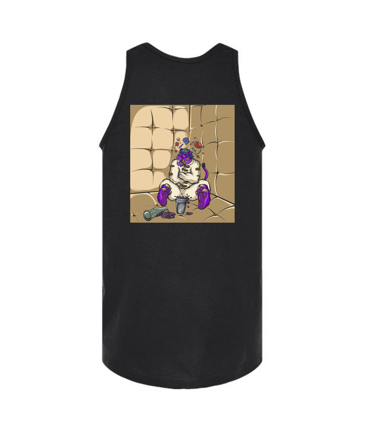 CrazyTrainApparel - CODEINE CRAZY - Black Tank Top